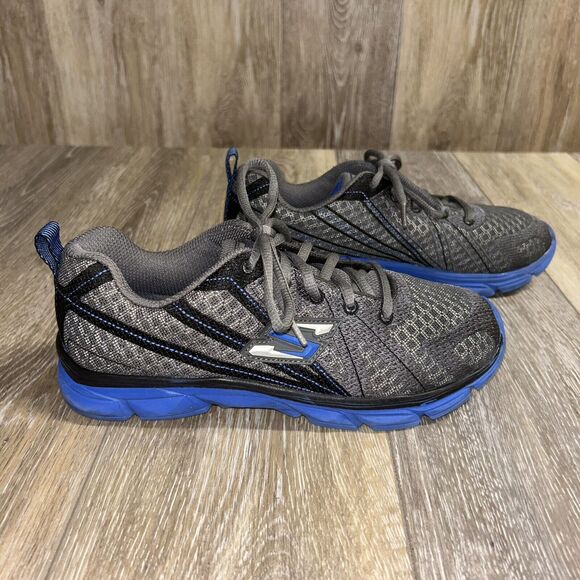 Skechers Go Walk 97650L Grey Blue Youth US Size 4.5 Athletic Sneaker Shoes - Picture 1 of 11